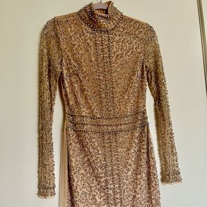Sequins cheer bodycon mini dress